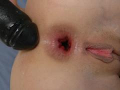 Babe And Brutal Dildo Ass To Mouth