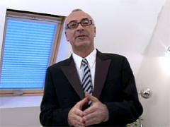 London Redheaded Prostitute In Stockings Fucking Upside Down...