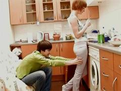 Cute Teen Red Head Sucks And Fucks Her Boyfriend