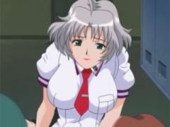 Innocent Hentai Girl Takes 2 Cocks During Her Period