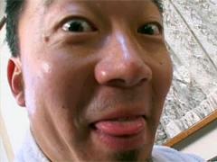 Two Guys Pulling Off Her Asian Panties To Sniff The Smell