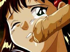 Poor Anime Cutie Gets Pumped With A Baseball Bat