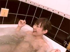 Innocent Japanese Girl Sucking His Schlong In His Bathtub