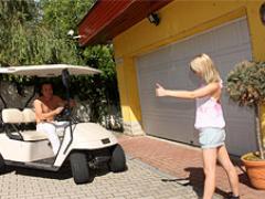Very Hot Young Girl Shagged Doggy Style Outdoors Hardcore