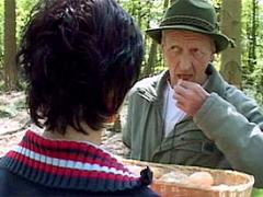 Dirty Senior Forester Fucking This Brunette Babe Outdoor