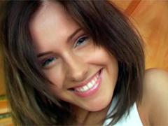 Naughty Brunette Teenage Girl Toying Her Tight Butthole