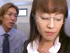 Japanese Honey Sucking Two Office Dicks To Pay Them Off
