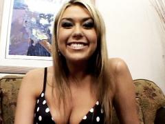 Lovely Blonde Model Tiffany Rayne Opens Her Legs Wide To Cra...