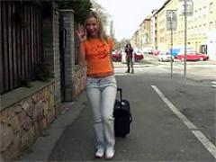 Teenage Blonde Girl Preparing To Go Fully Naked On Camera