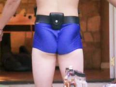 Male Celebrity Blake Anderson Stripping Shirtless In Tight S...