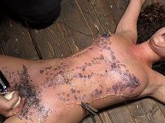 Roxanne Rae Spread Bound Spanked And Toyed To Orgasms By The...