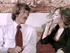 Two Hairy Seventies Ladies Sharing A Big And Stiffy Cock