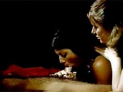 Retro Guy Spies On Lesbian Ladies Having Pussy Licking Sex