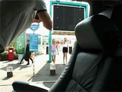 Two Tall Lesbian Sluts Going Wild In The Backyard Together