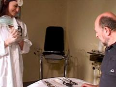 Sexy Young Lady Doctor Heals Her Patient With A Blowjob