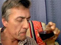 Old Fart Erupting His Big Load On Her Tiny Teenage Boobies