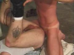 Nasty Gay Couple Ass Fucking In The Bathroom Floor