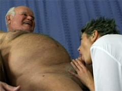 Grandpa Becomes Happy By Boinking A Teenager In Her Slit