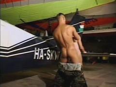 Gay Air Force Officers Intimately Pumping On Plane'S Rea...