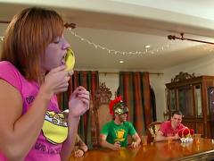 Gangbang Action During An Exciting Dirty Party At Private Cl...