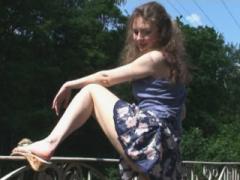 Porn Rookie Gets Brave Enough To Try Public Nudity