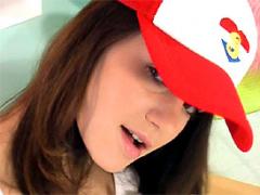 Petite Teenie Masturbating Her Tight Vagina With Blue Dildo