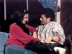 Classic Ebony Chick Banged And Creamed By A White Retro Dude...