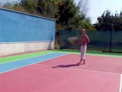 A Teenage Couple Loves Fucking On A Tennis Court Publicly
