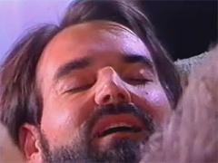 Classic Ladies Sucking The Lucky Balls Of The Horny Beardman...