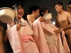 Lovely Young Asian Gets On Her Knees To Suck A Thick Dick