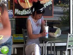 Blonde Back Seat Driver