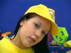 Innocent Teen Brunette Toying Her Thight Pussy With A Toy