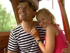 Teenage Blonde Receives A Big Sticky Creampie On A Boat