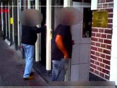 Very Sexy Whore Pleasuring His Stiff Boner In Amsterdam