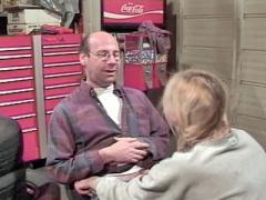 Older Blonde Fuckmate Bending Over To Let Mature Stud Pump H...