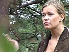 Beautiful Blondie Filmed By Voyeur While Peeing