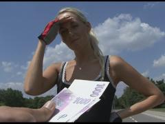 Blonde Czech Girl: Uncensored Public Fun