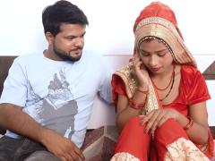 Shy Indian Bride Explores Dark Sensual Pleasures In Intimate Moments