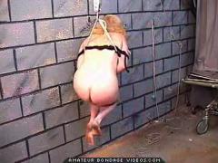 Master Len Shows This Fat Hag The Meaning Of Pain