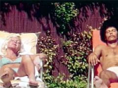 White Afro Man Fucking Two Hairy Seventies Girlies Wild