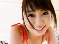 Ai Okawa Asian Doll In Such Colorful Lingerie Plays On Balcony