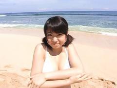 Shizuka Nakamura Takes Her School Uniform For Day On Sandy Beach
