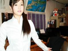 Yuri Murakami Asian Takes Office Suit Off And Lays Sexy On Desk