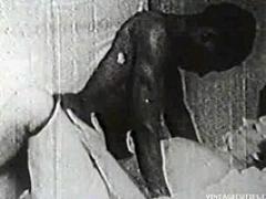 First Interracial Porn Video In History Where Afro-American Man With Very Big Black C