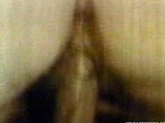 Vintage Video Of Two Naked Teens Who Take Part In Group Sex Orgy With Massive Mouthfu