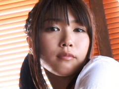 Mami Nagaoka Looking Innocent As She Pulls Down Her Pantyhose